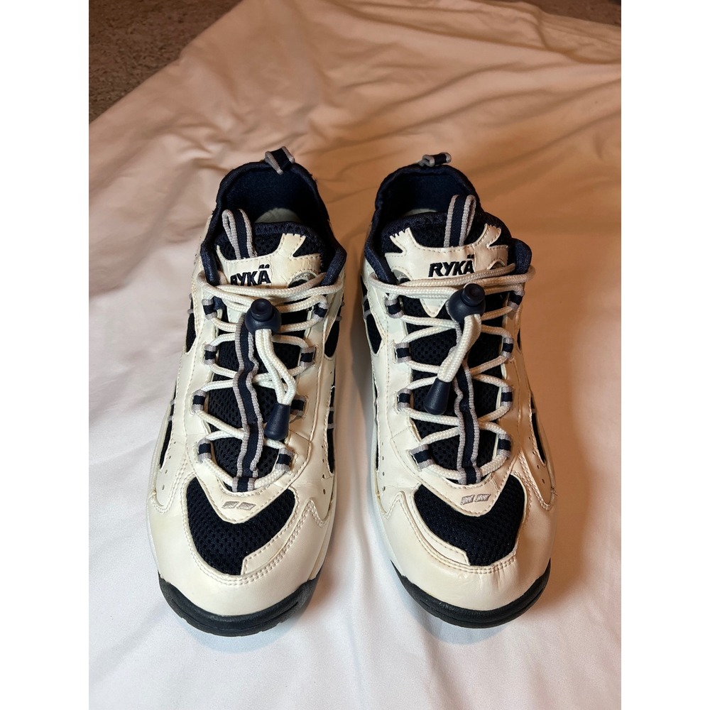 Ryka Aqua Fit 2 Sneakers Women's size 9.5 White and Blue‎